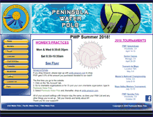 Tablet Screenshot of peninsulaaquatics.com